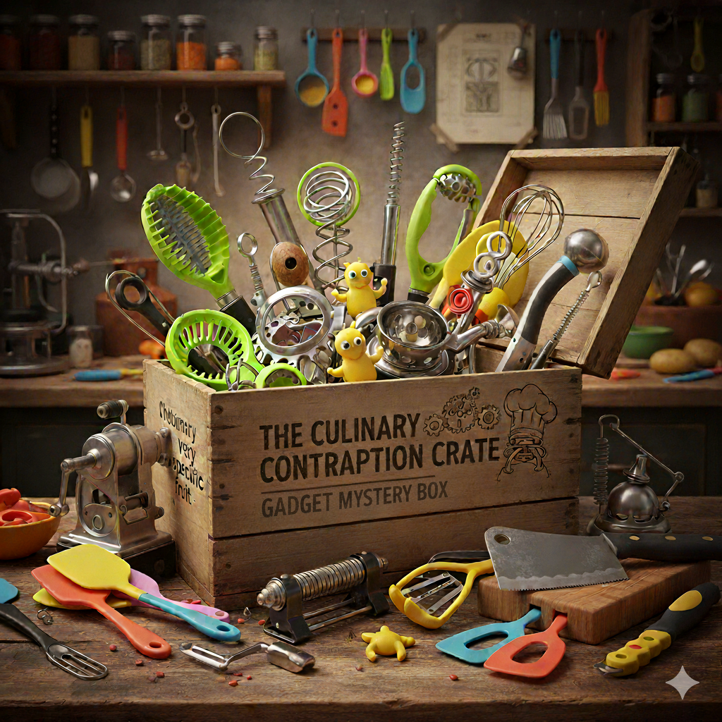 The Culinary Contraption Crate! π³ Mystery Box of Kitchen Gadgets & Gizmos!!