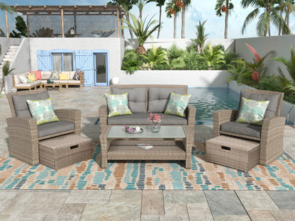 Set Of 4 Piece Outdoor Patio Furniture