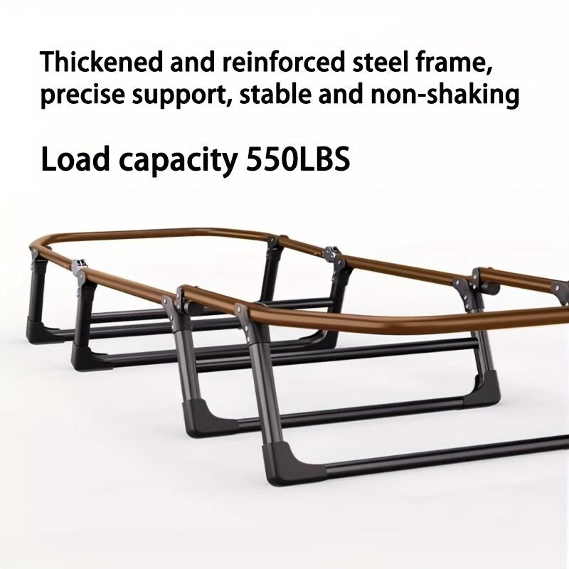 1-pack American style patio folding bed, outdoor patio furniture, comfortable ergonomic single recliner, patio chaise folding bed with mattress, garden, patio furniture, portable patio office camping